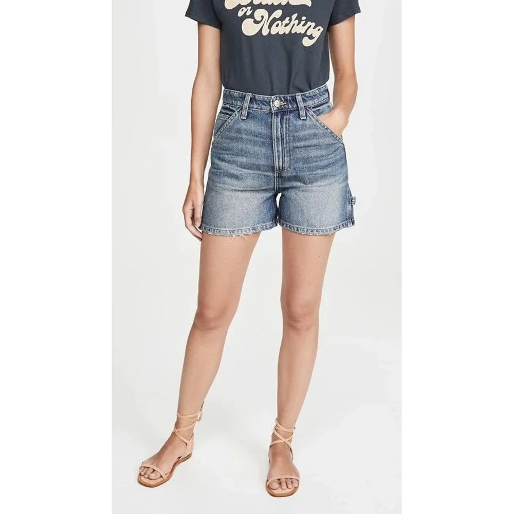 Lee Vintage Modern High Rise Denim Shorts Women 25 Blue NWT